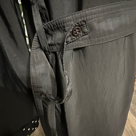 🛍️ Forecaster of Boston Black lightweight trench jacket size P7/8 - Picture 11 of 13